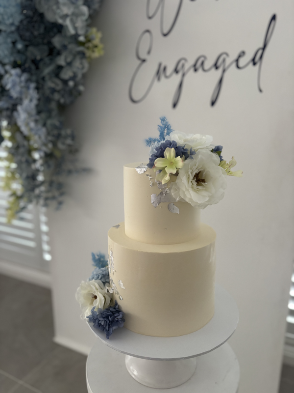 2 Tiered Not-Naked Cake Package from $600